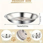 Pet Feeding Cat Food Pet Plate Stainless Steel Thickened Rice Basin