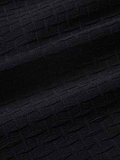 Men's Classic Textured Shorts with Elastic Waist