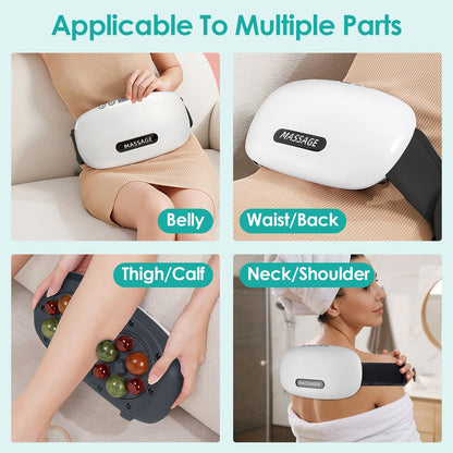 Electric Tummy & Cellulite Massager – 5 Modes, 3 Heat, 3 Speeds