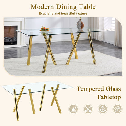 Dining Table With Transparent Surface