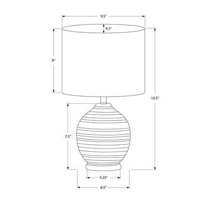 Lighting, Table Lamp, Ceramic, Transitional - Black