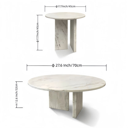 Elegant Coffee Duo Table Set