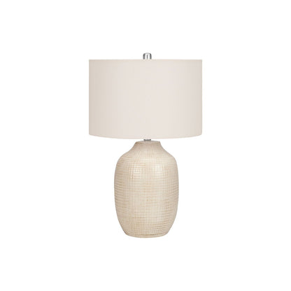 Table Lamp, Lighting, Ceramic, Contemporary - Cream