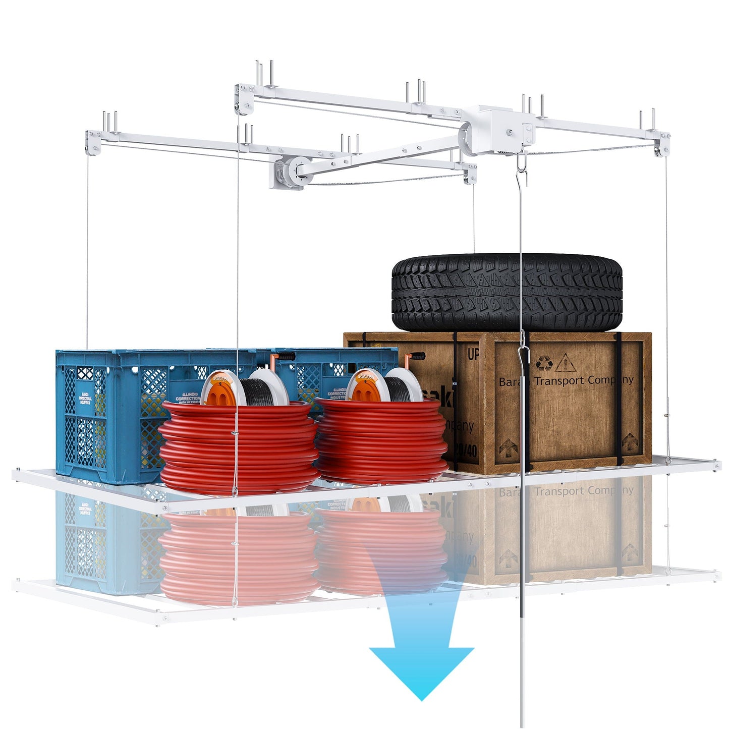Overhead Garage Storage Rack