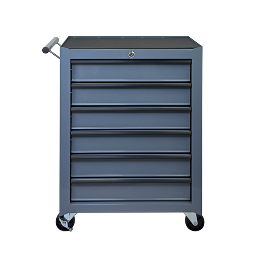Rolling Metal Tool Chest with 6 Drawers