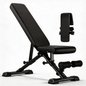 Adjustable Weight Bench with Resistance Bands