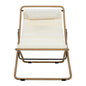 Outdoor Folding Chair With Adjustable Backrest (Set of 2)