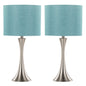 Lenuxe - Contemporary Semi Gloss Table Lamp (Set of 2)