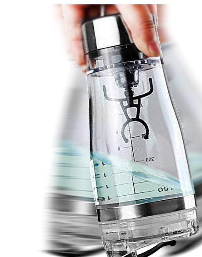 Portable Electric Protein Shaker Bottle | USB Rechargeable Mixer for Shakes, Smoothies & Coffee | BPA-Free Fitness Blender Cup