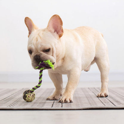 Ball Knot Dog Toys, Interactive Puppy Toys For Tug-of-war, Eco-friendly Cotton Rope Toys, Medium And Small-sized Dog Breeds, Not Suitable For Dogs With Strong Aggressive Chewing