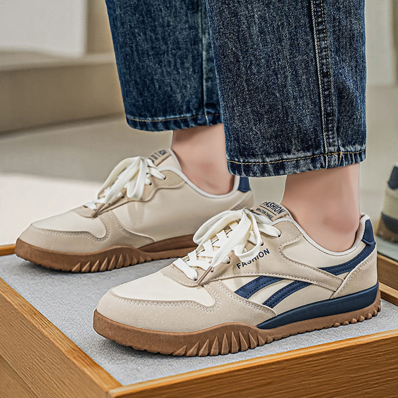 New Men's Retro Casual Skate Shoes, Breathable Versatile German Training Sneakers For Men