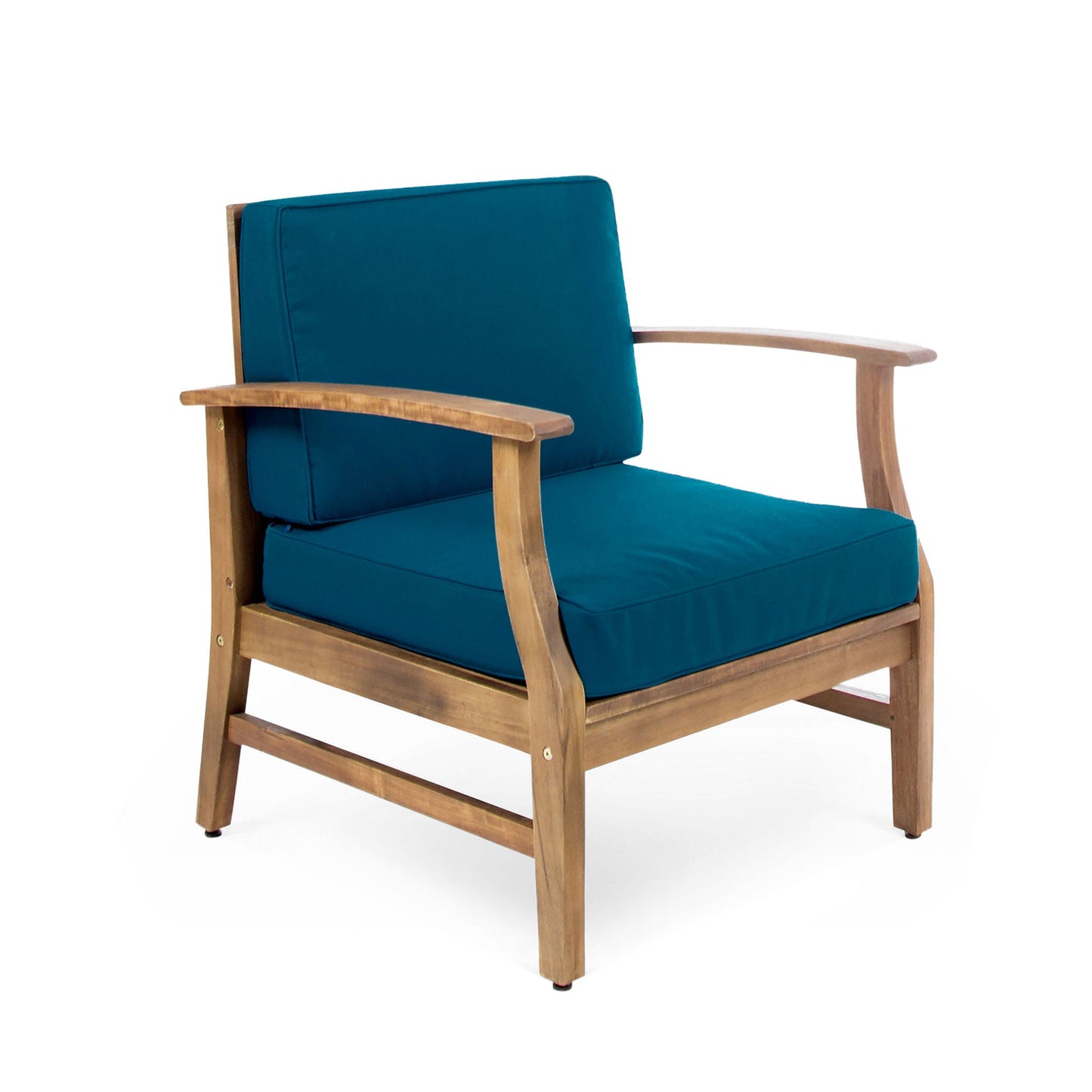 Perla Contemporary Club Chair with Water Resistant Cushion