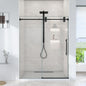56-60"W x 72"H Frameless Single Sliding Shower Door