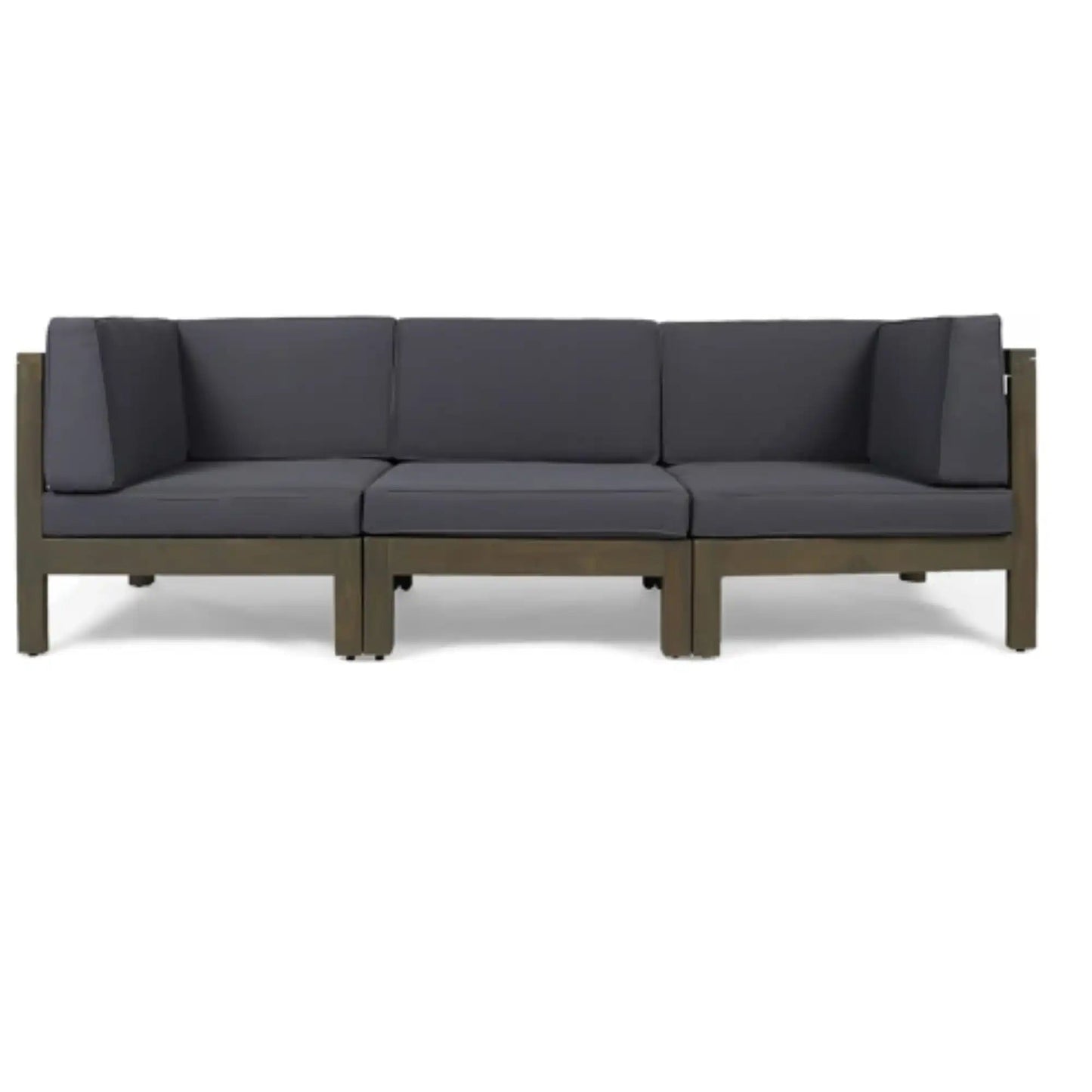 Oana 3 Piece Sofa Set With Water Resistant Cushions