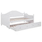 Julie Ann Wood Twin Daybed with Trundle White
