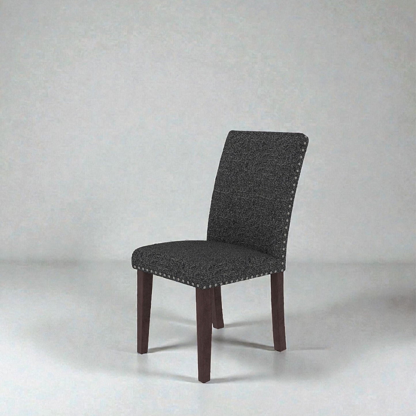 Upholstered Dining Chair With High Back Design (Set of 2)