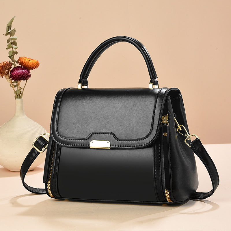 Solid-color Single-shoulder Crossbody Bag Versatile And Stylish