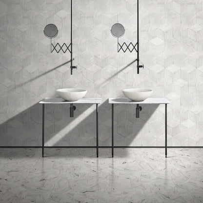 Bathroom Vessel Sink, Circular Design