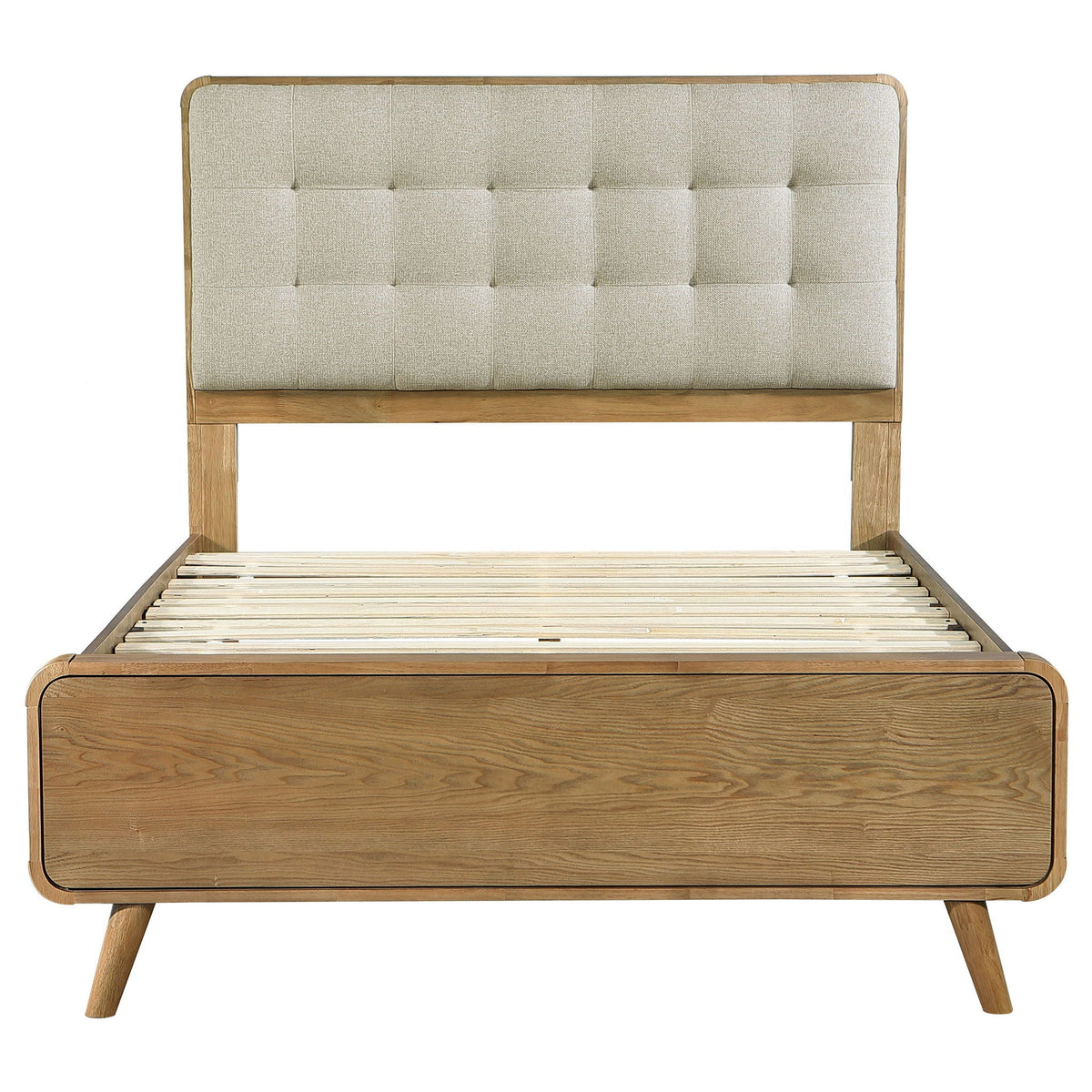 Robyn Wood Full Platform Bed Light Ash