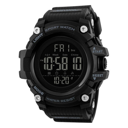 Fashion Large Dial Watch For Male Students Trendy Waterproof