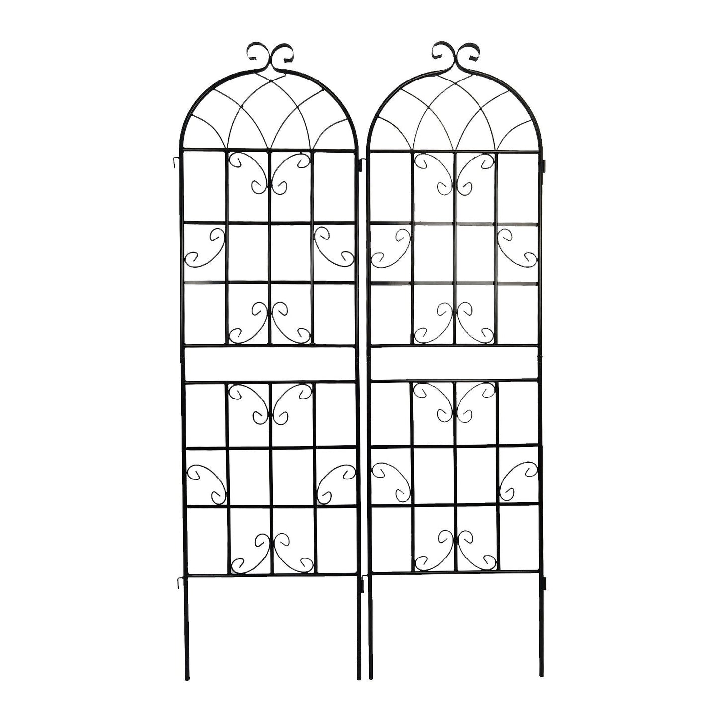 Metal Garden Rustproof Trellis For Climbing Plants Outdoor Flower Support