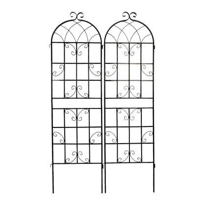 Metal Garden Rustproof Trellis For Climbing Plants Outdoor Flower Support