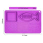 Multifunction Pet Slow Feeder Bowls Dog Licking Mat With Suction Cups For Anxiety Relief Dog Cat Water Drinking Eating Food