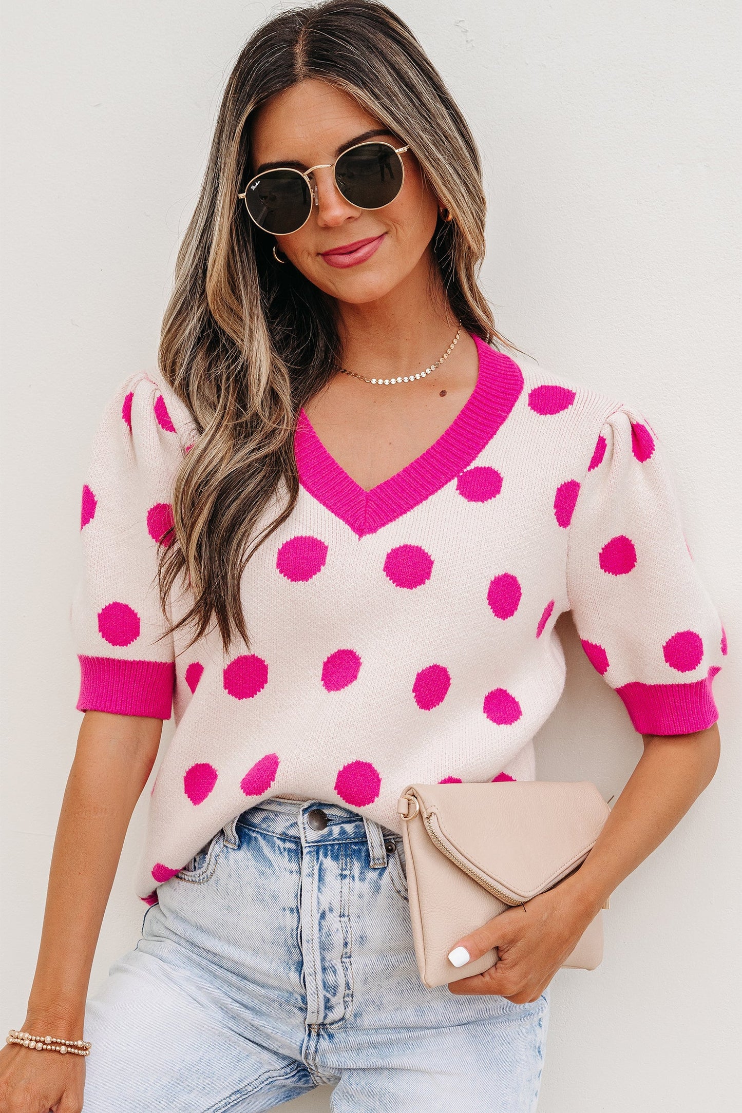 Alexia Puff Short Sleeve Sweater