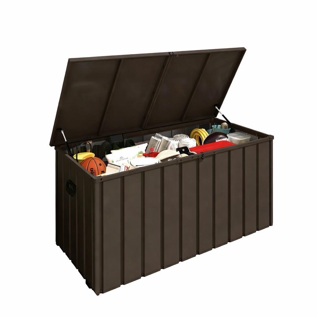 200 Gallon Metal Deck Box with Lockable Lid