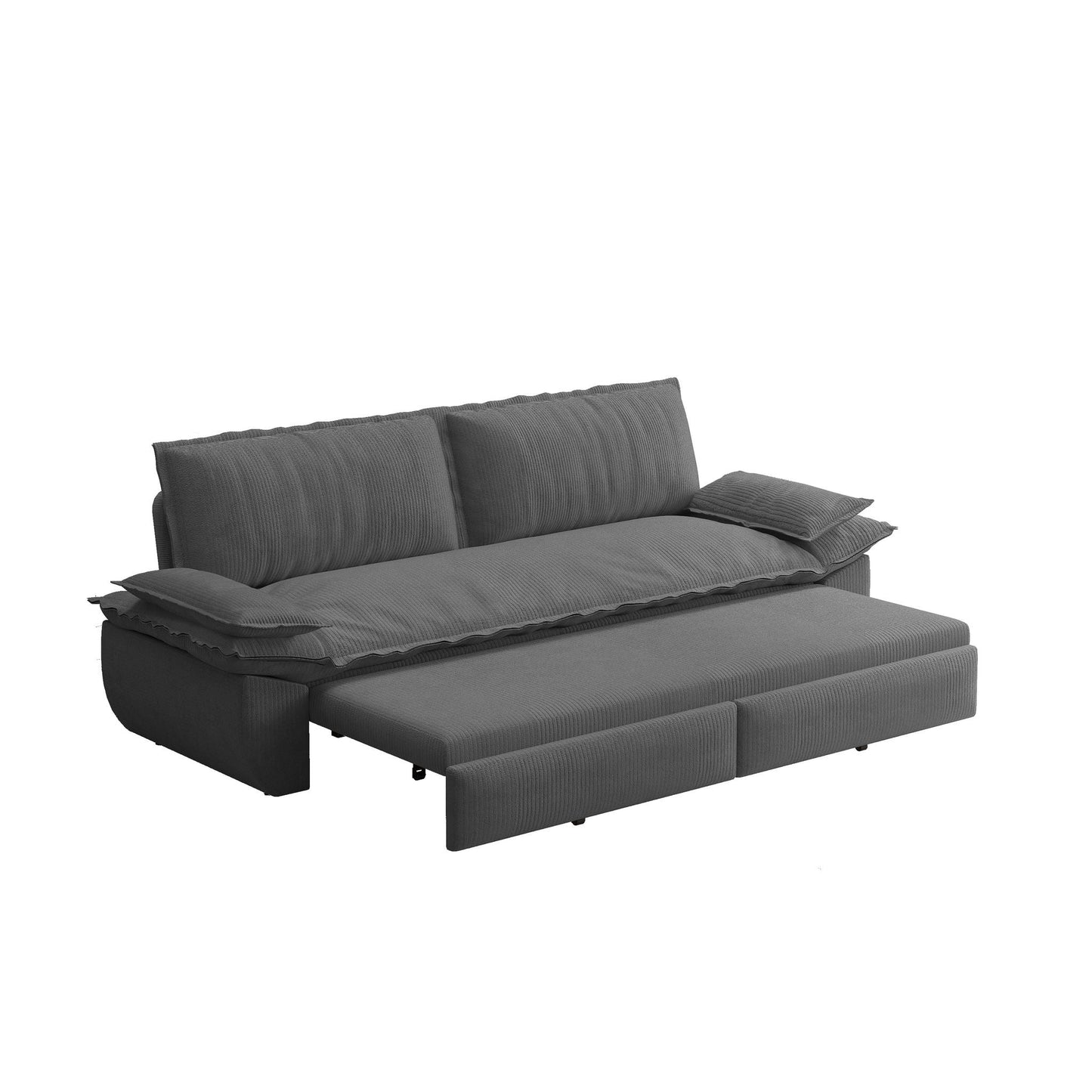 Queen Pull Out Bed, 3 In 1 Convertible Sleeper Sofa