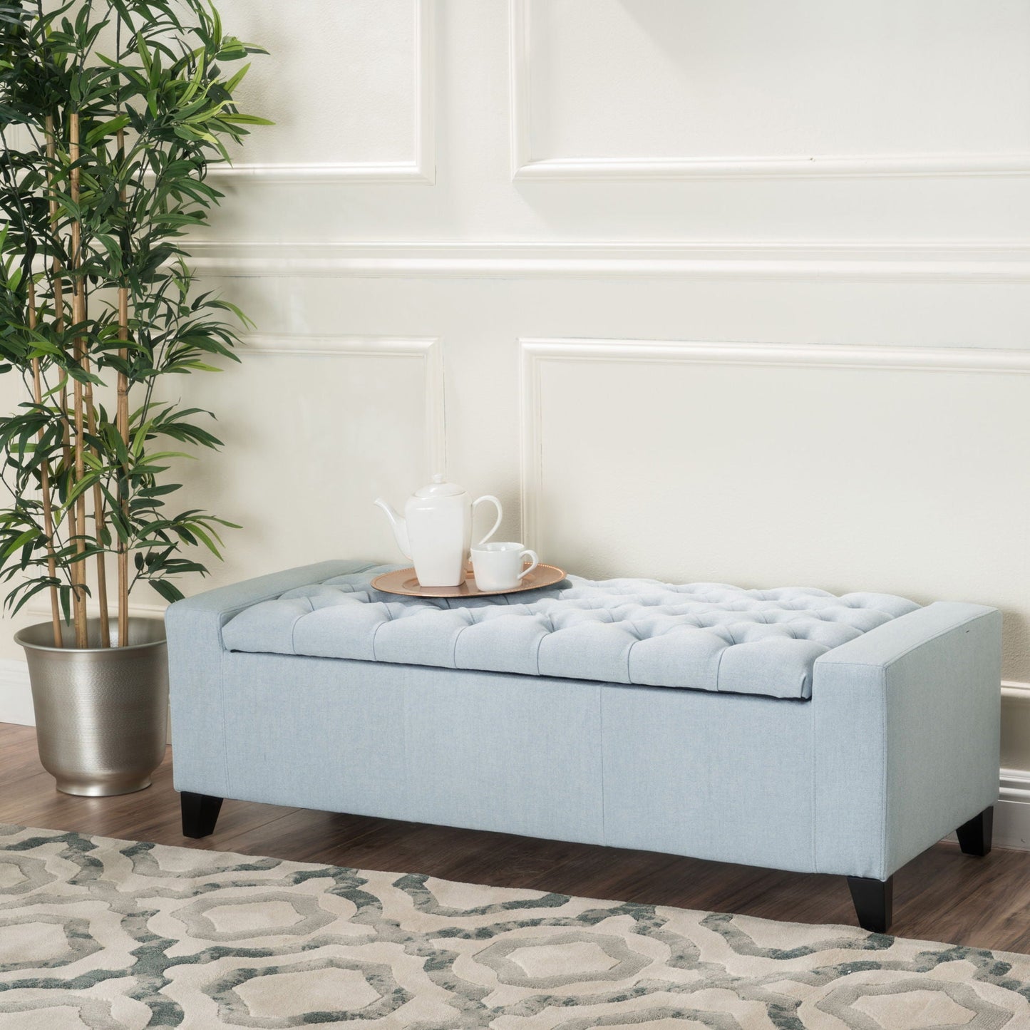 Guernsey Ottoman Storage With Tufted Top