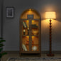 High Arched Storage Cabinet with Lamp