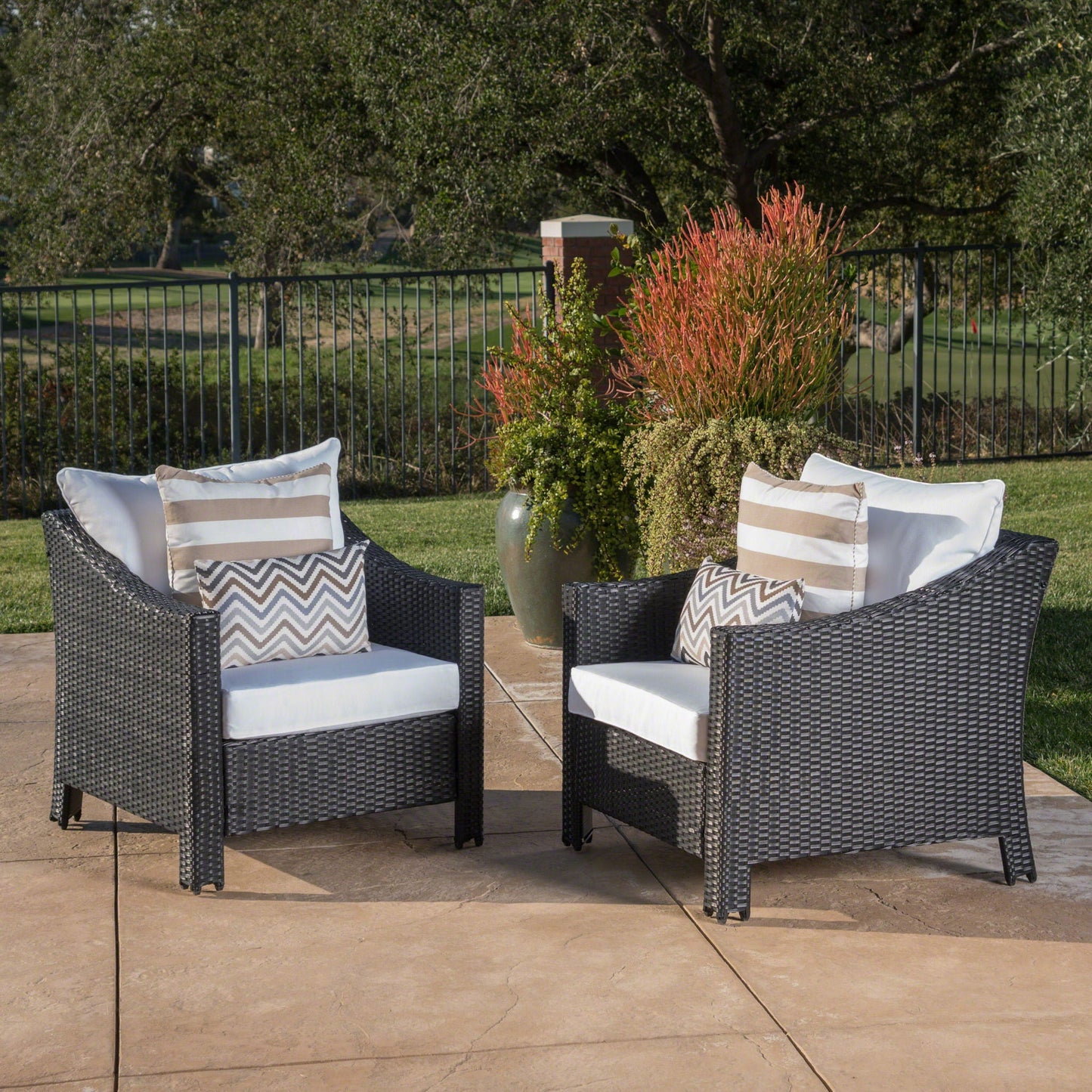 Antibes Armchair With Water Resistant Cushions