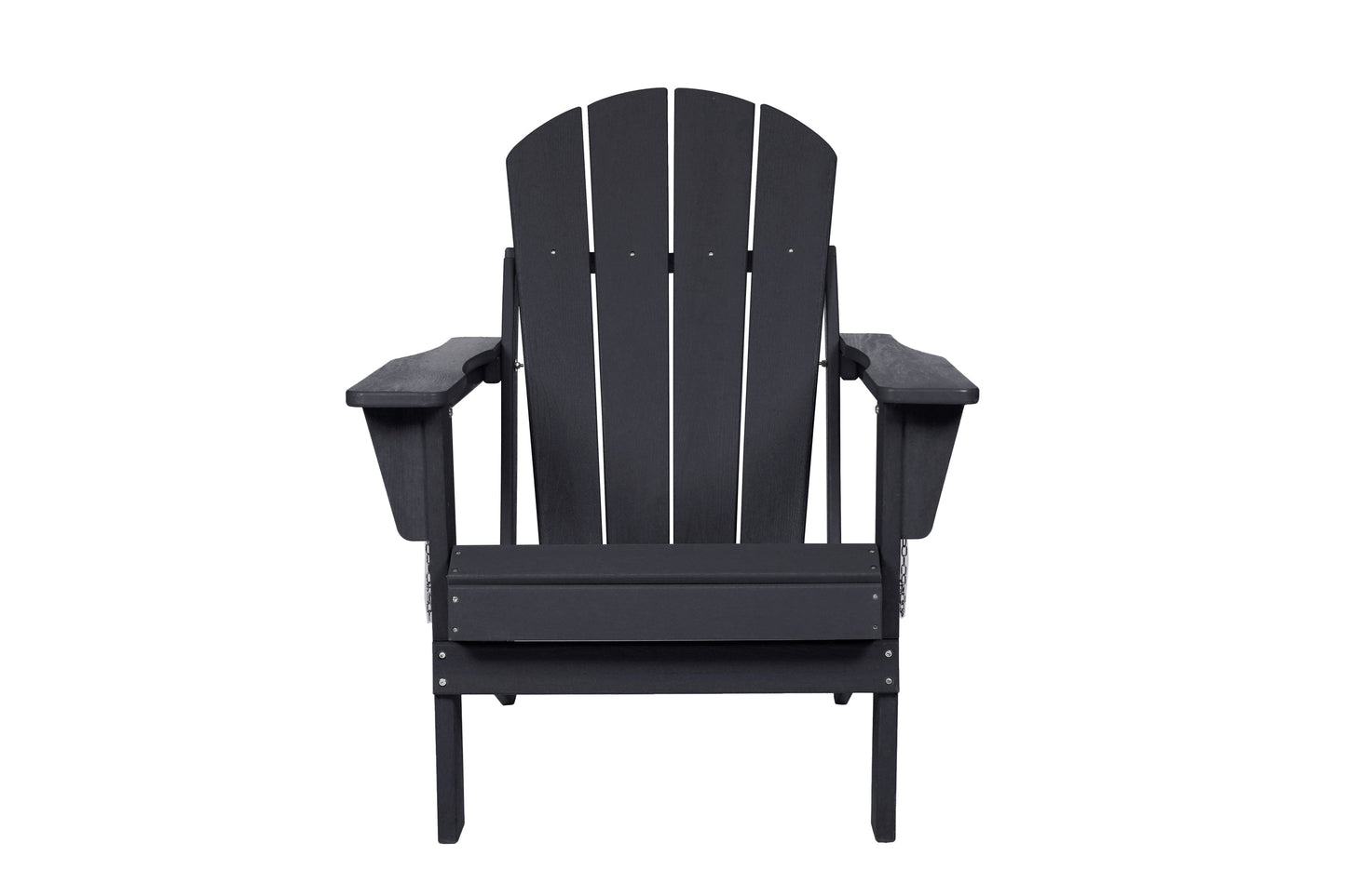 Folding Adirondack Chair with Side Table, 3-Piece Set