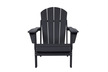 Folding Adirondack Chair with Side Table, 3-Piece Set