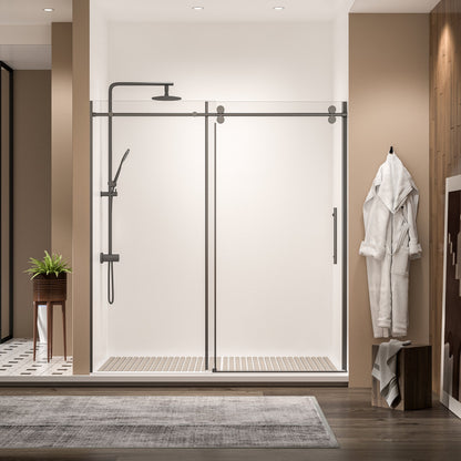 Frameless Single Sliding Shower Door