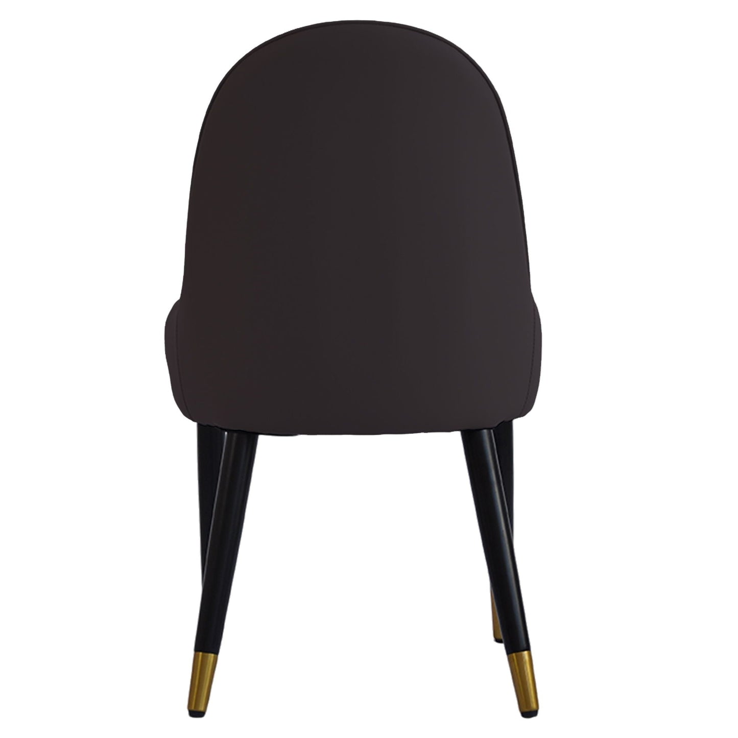 Modern Sponge-Filled Dining Chair, Solid Wood Metal Legs, Suitable For Restaurants, Living Rooms And Rooms (Set of 2)