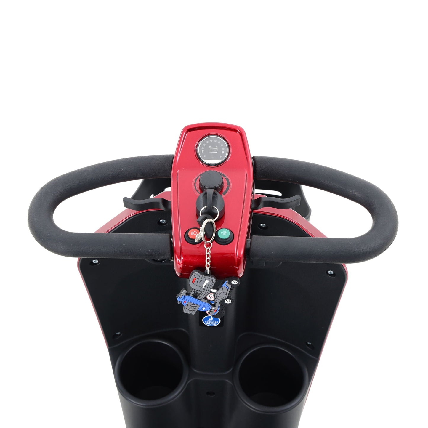 Max Plus - 4 Wheels Outdoor Compact Mobility Scooter With 2 Pieces X 20Ah Lead Acid Battery, 16 Miles, Cup Holders & USB Charger Port
