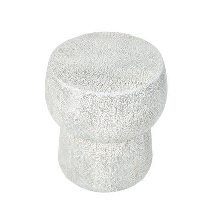 U_Style Outdoor Patio Accent Table With Crack Process