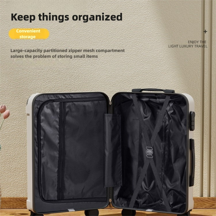 20 Inch 24 Inch Luggage, Silent Universal Wheel Anti Compression, Multifunctional Luggage, USB Port, Folding Cup Holder, Side Hook, Business Travel Box, Foldable Portable Cabin Travel Box, Lightweight