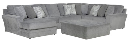Glacier - Sectional With Cocktail Ottoman