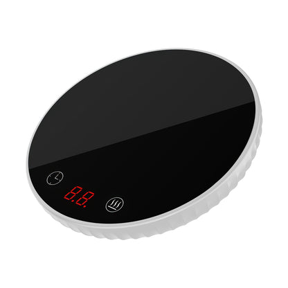 Desktop Electric Cup Warmer 8Hours Auto Off Overheating Protection Smart Timer Setting 2 Temperature Levels 104¡F to 140¡F Ceramic Heating Panel For O