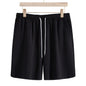 Men's Classic Textured Shorts with Elastic Waist