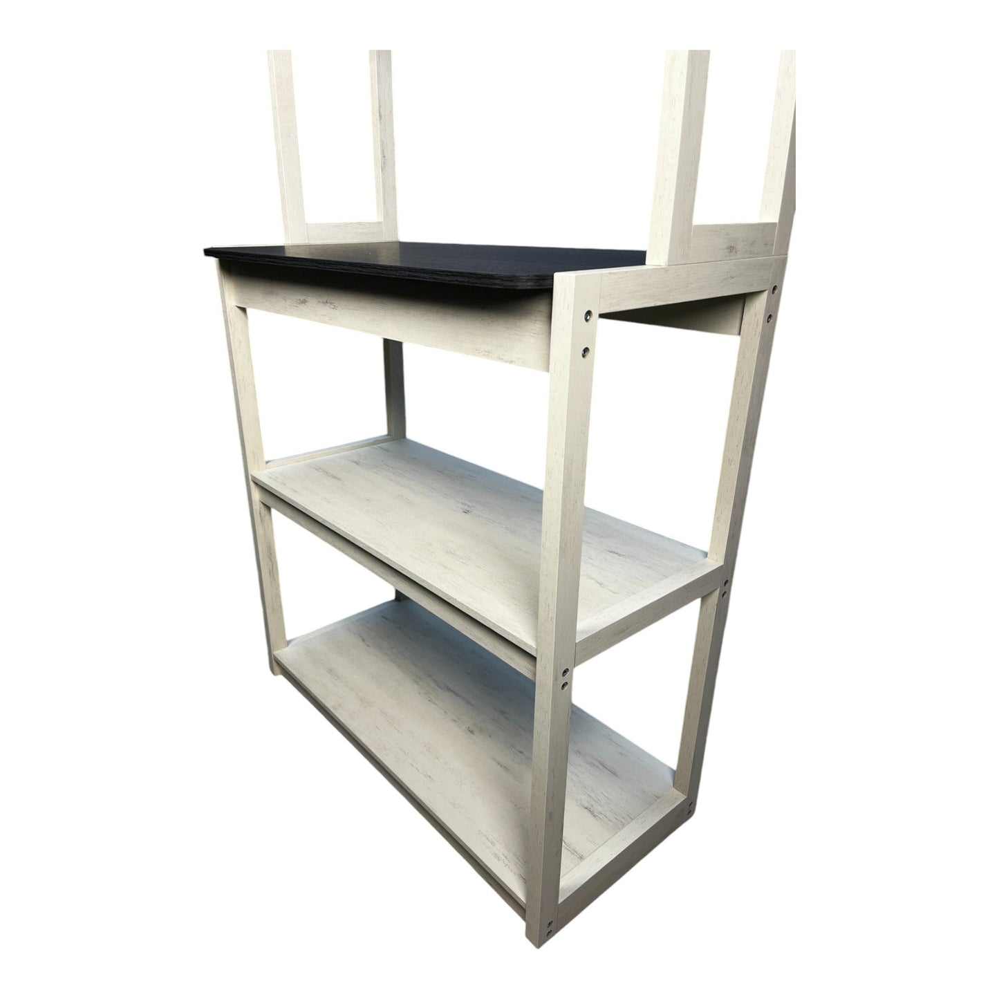 31.5" Baker's Rack in White and Black