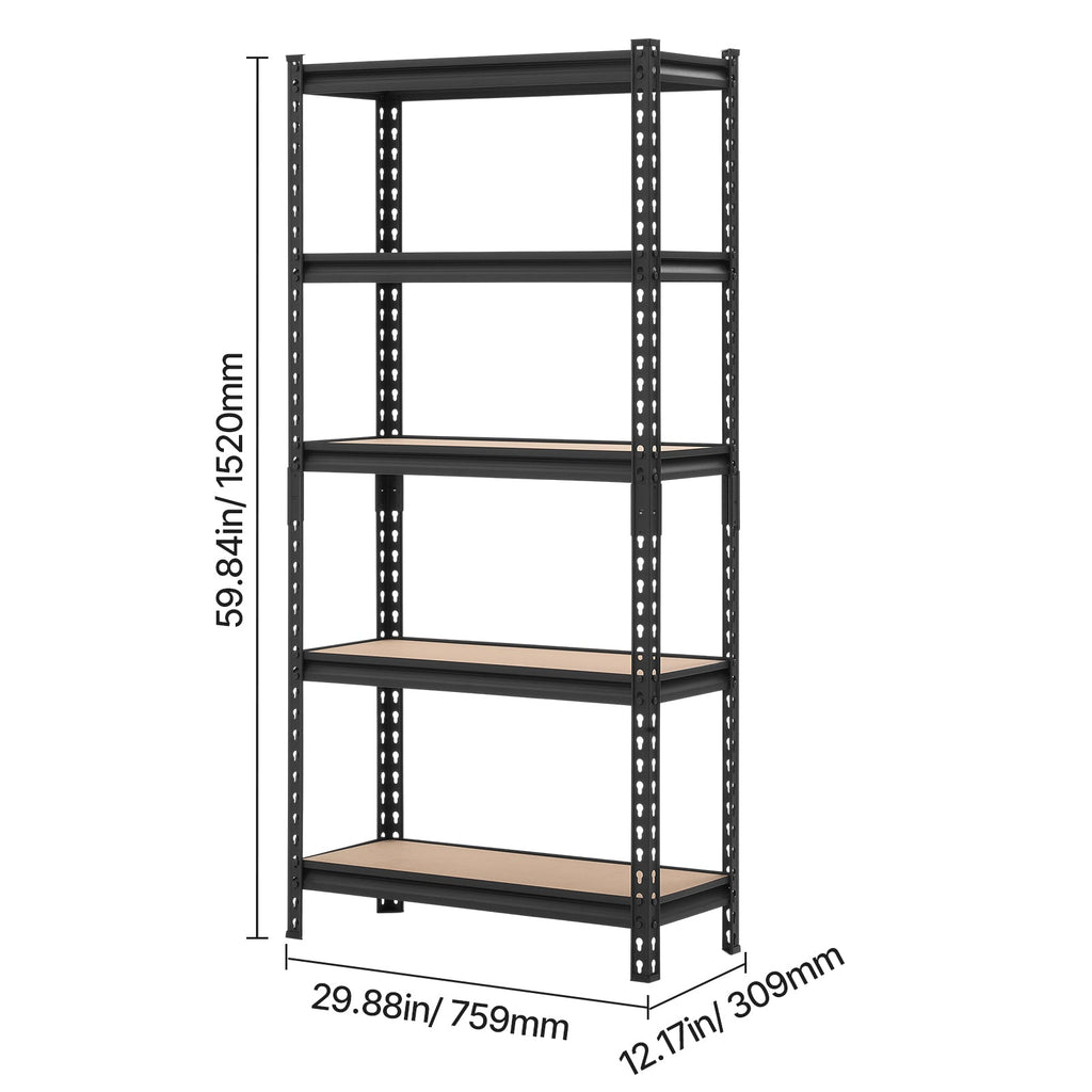 5-Tier Adjustable Storage Shelves