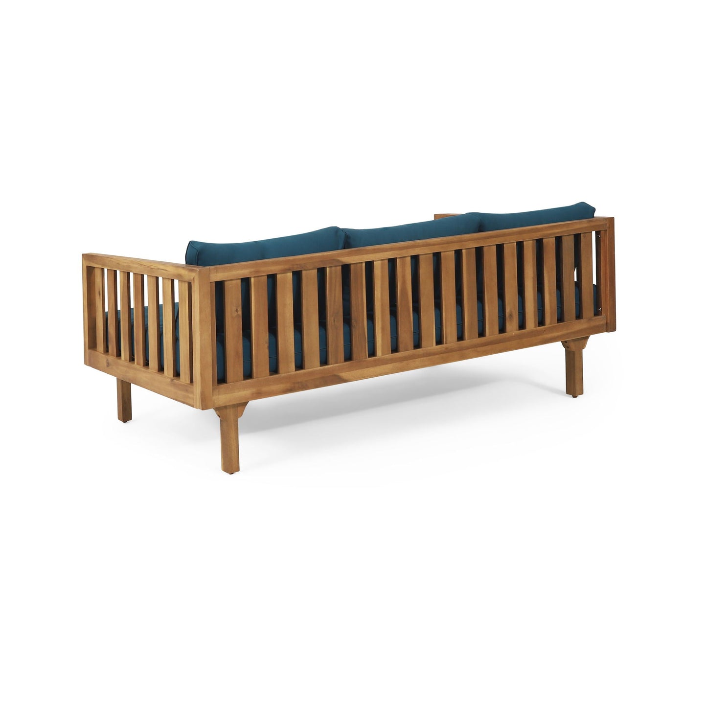 Claremont 3 Seater Daybed Teak Acacia Wood Water Resistant Cushions
