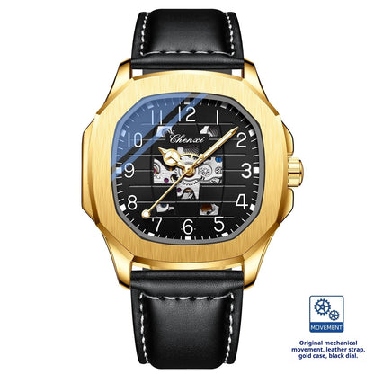 High-end Square Mechanical Mens Watch