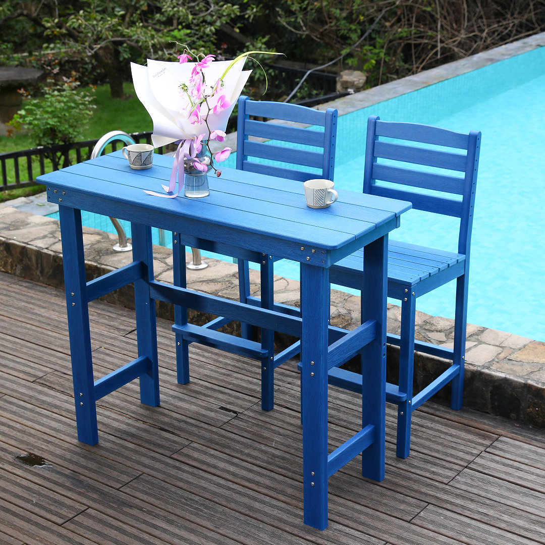 HDPE Outdoor Dining and Bar Table