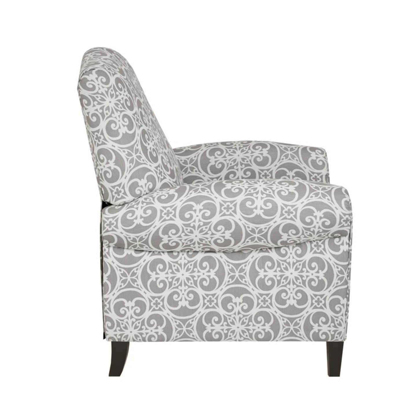 Kirby Transitional Push Back Recliner Chair