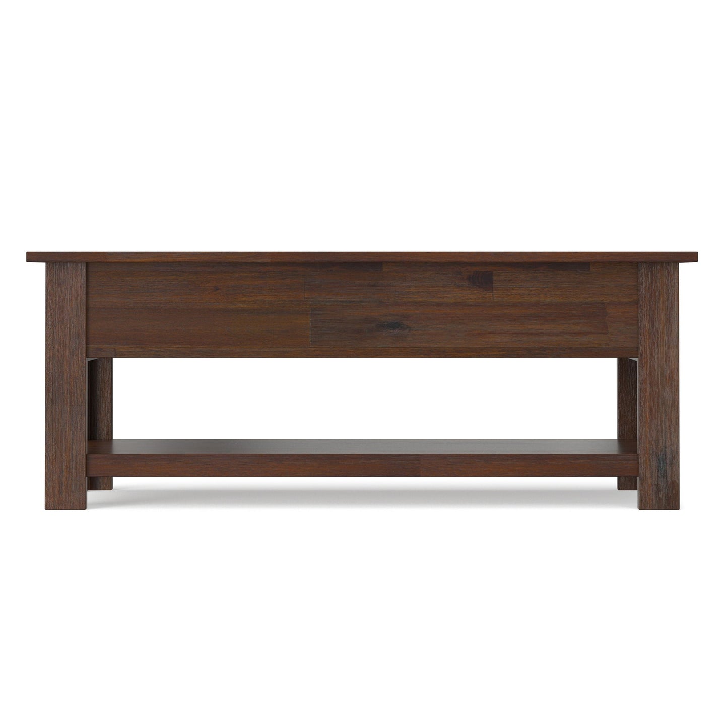 Monroe - Rectangular Coffee Table With Drawers - Brown